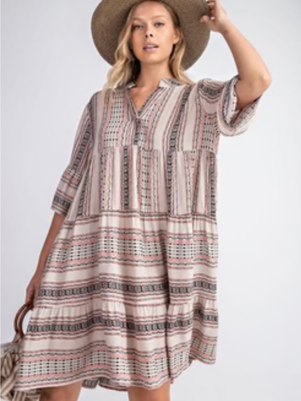 Three Bird Nest Talulah Tribal Print Dress